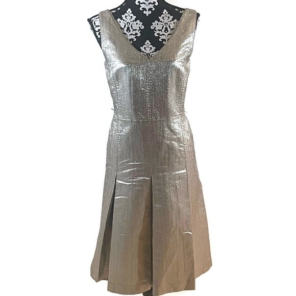 Lafayette 148 New York Dresses Lafayette 48 Lois Metallic Gold